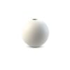 Drevený svietnik Cooee BALL White 10 cm - 2. akosť
