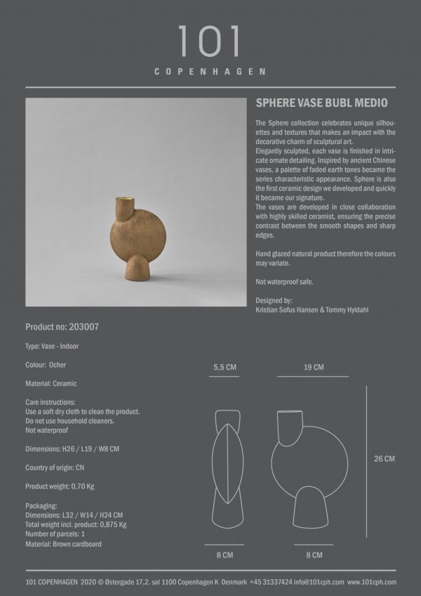Umelecká ručne robená skulptúrna váza netradičného tvaru zo 100% keramiky.