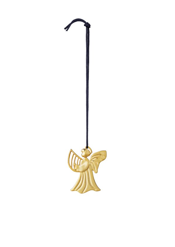 Vianočná ozdoba HARP Angel H7 Gold prispeje k vytvoreniu vianočnej nálady u vás doma. Figúrka má 7 cm a je z pozlátenej ocele.