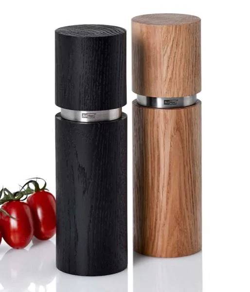 Kvalitná súprava mlynčeka vyrobená z jaseňového dreva a nehrdzavejúcej oceles vysokovýkonným keramickým mlynčekom CeraCut®.