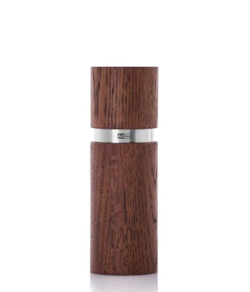 Mlynček na soľ a korenie vyrobený z dubového dreva a nehrdzavejúcej ocele s vysokovýkonným keramickým mlynčekom CeraCut®.