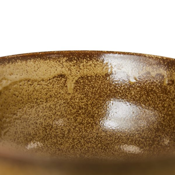 Kameninová miska NOODLE zo série Kyoto Ceramics inšpirovaná japonskými čajovými miskami v krásnych zemitých farbách o priemere 16,8 cm. Sada 4 ks.